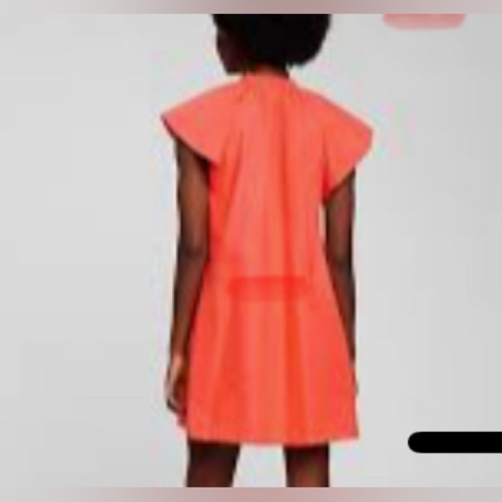 Gap Tie-Front Flutter Sleeve Mini Dress, size M - Picture 3 of 10